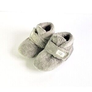 UGG Baby Bixbee Charcoal Booties US 4 5 EU 20.5 Gray Soft Infant